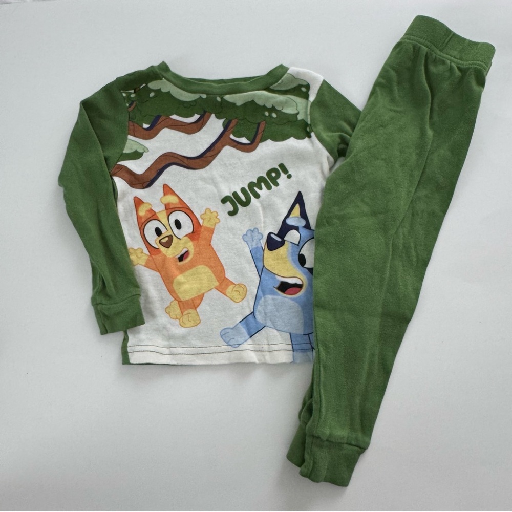 Bluey cotton pajamas 3T
